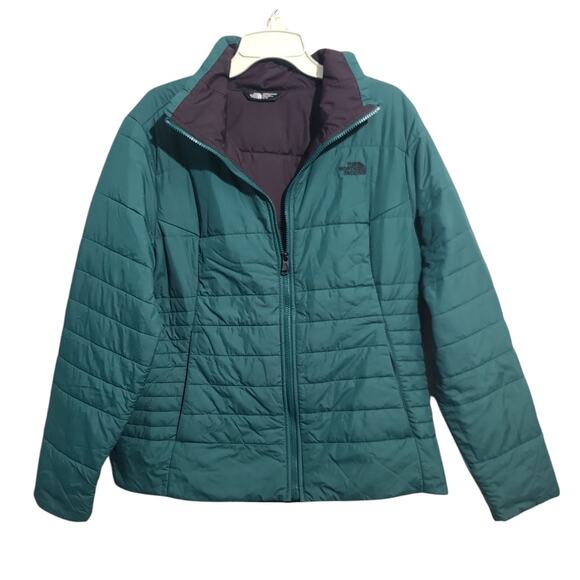 The North Face Women's Harway Puffer Jacket Green Size XL Great Condition - Picture 1 of 6
